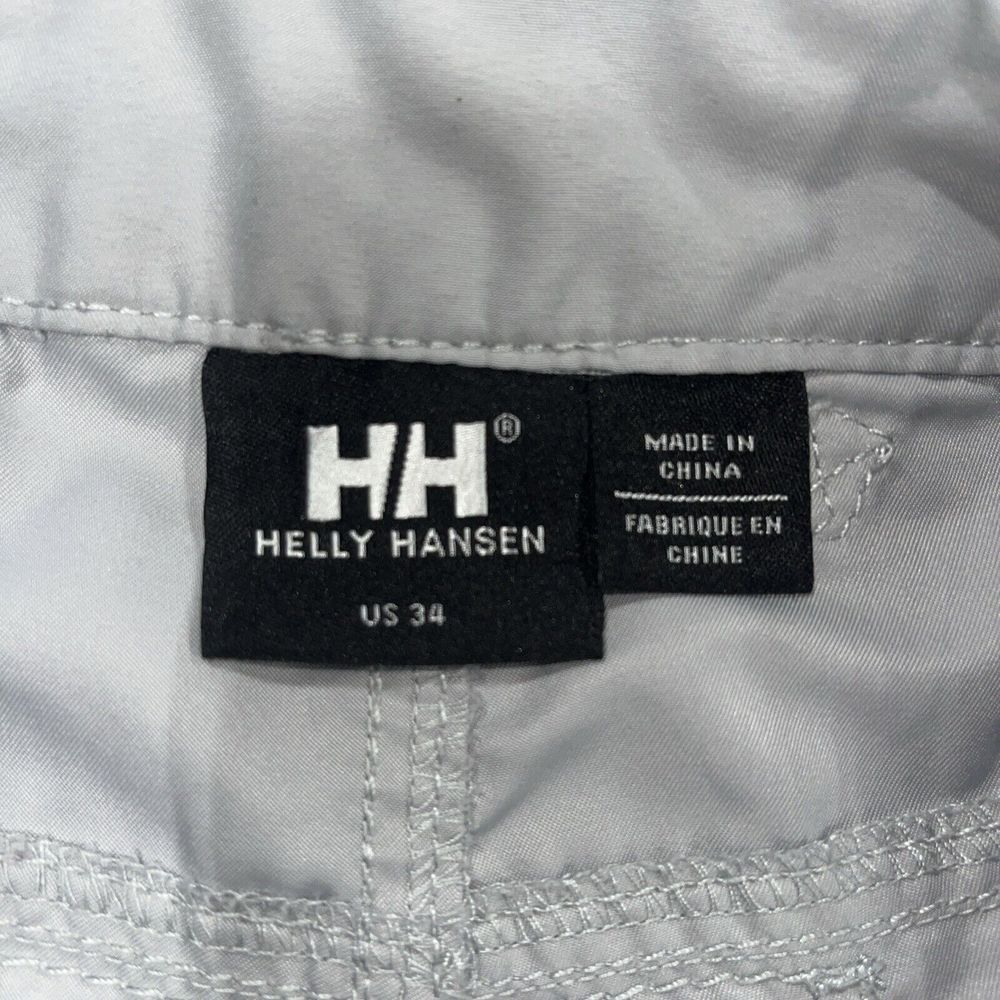 Helly Hansen Long Cargo Shorts Men's Size 34 Gray 26" Length - Picture 7 of 7